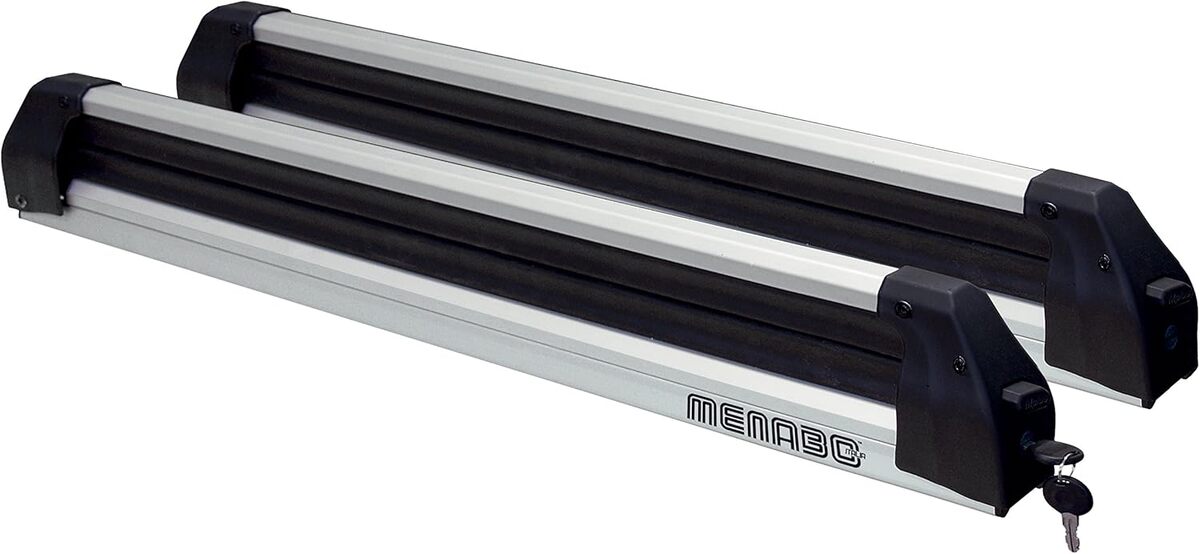 Test du porte-skis Menabo Ice argent : l'accessoire indispensable pour vos sorties hivernales
