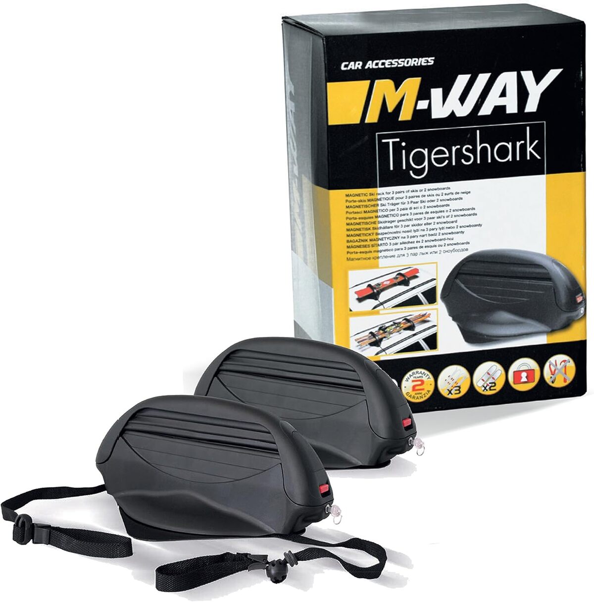 Test : m. Way tigershark, porte-skis magnétique voiture