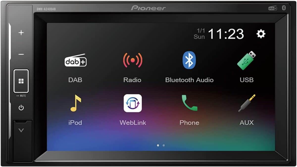 Test autoradio Pioneer DMH-A240DAB : multimédia et fonctionnalités