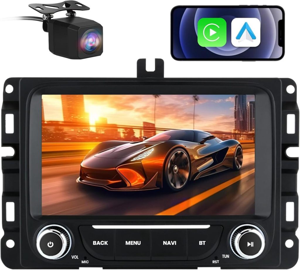 Test de l'autoradio stéréo Android 13 pour Jeep et Dodge avec écran tactile 7