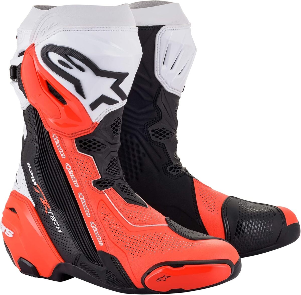 Test des bottes de moto Alpinestars Supertech R (Black/Grey/Red, 41)