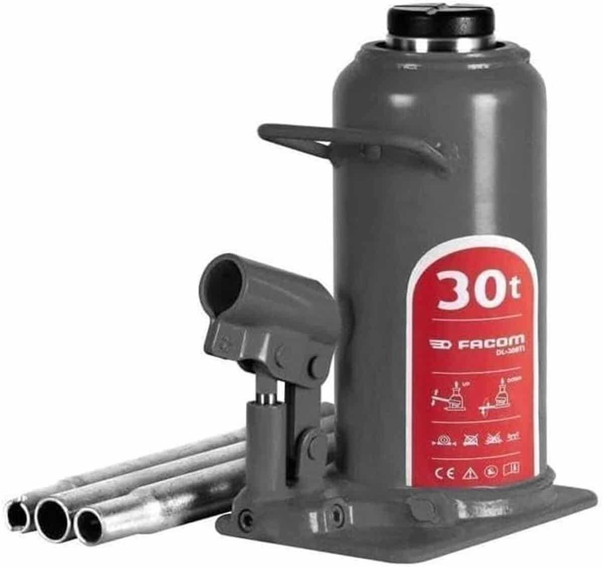 Test du cric bouteille Facom DL.20BTI : puissance et robustesse