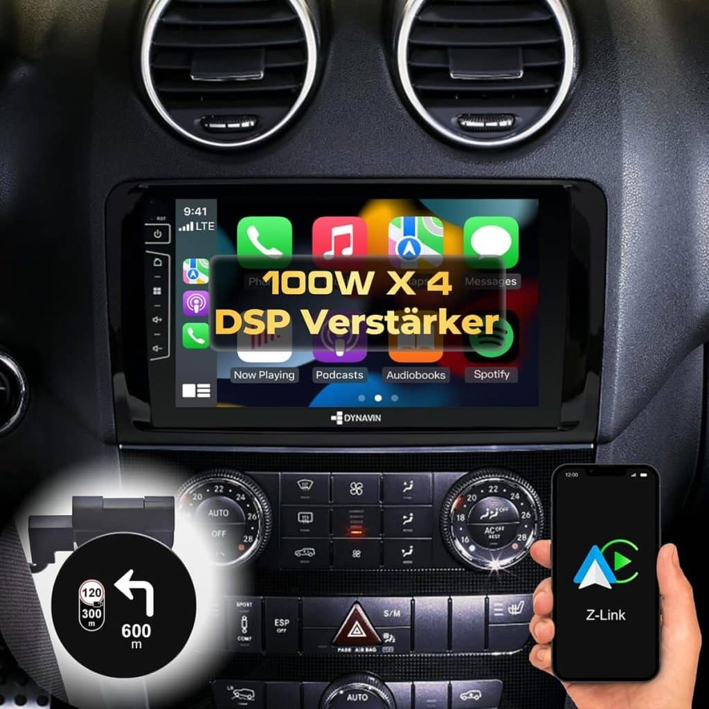Test : dynavin D9-DF432, l'autoradio GPS pour Mercedes