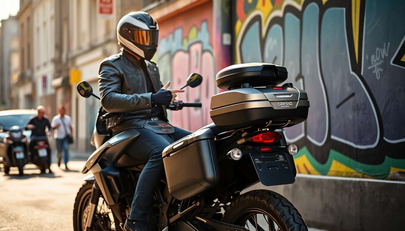 Solutions pratiques pour transporter ses affaires à moto