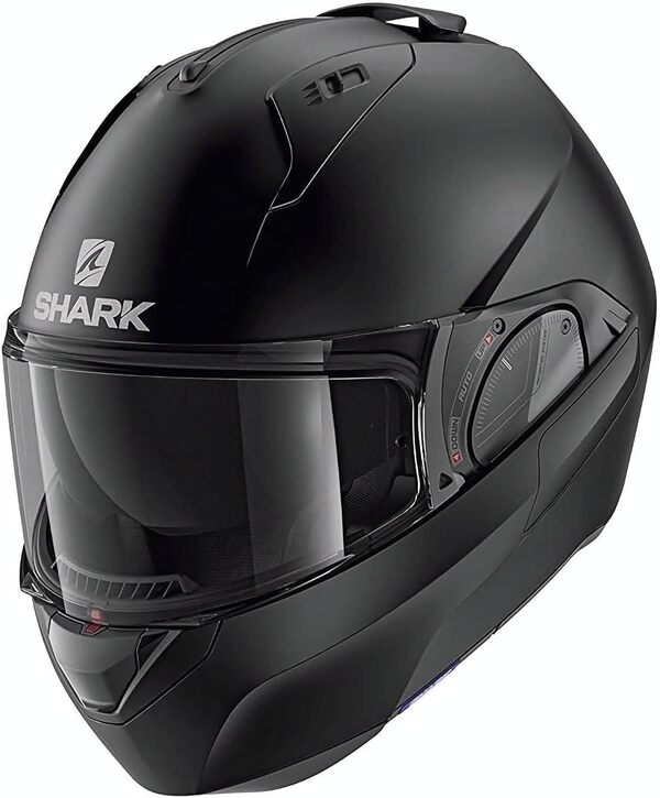 SHARK NC Casque Moto Hommes, Noir Mat, M