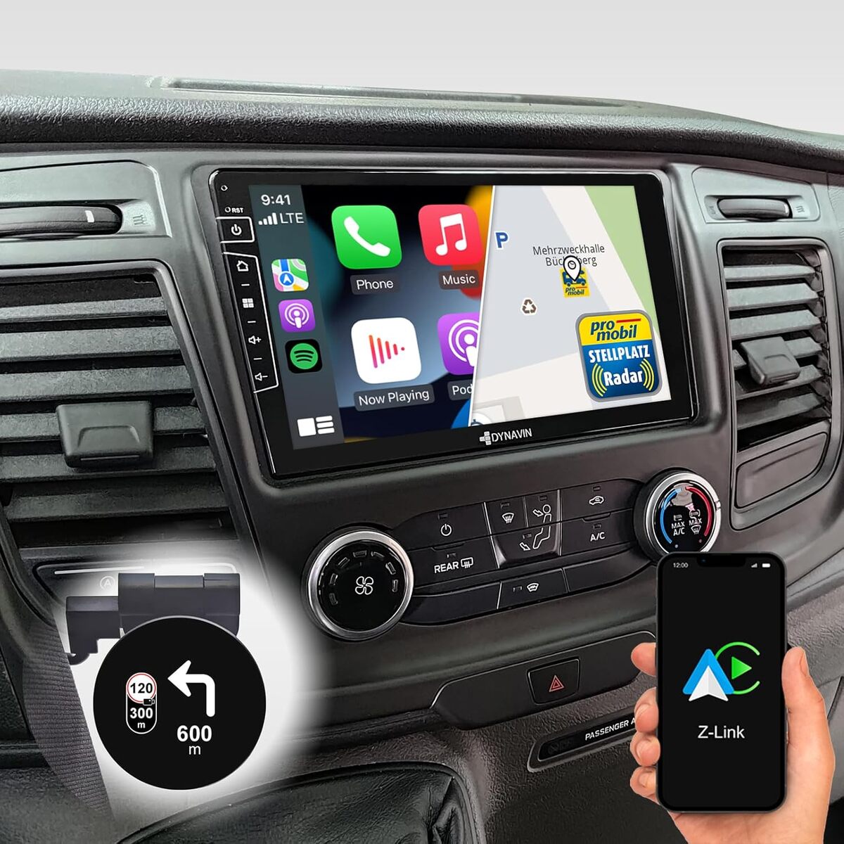 Test de l'autoradio Dynavin pour Ford Transit : performance et innovation
