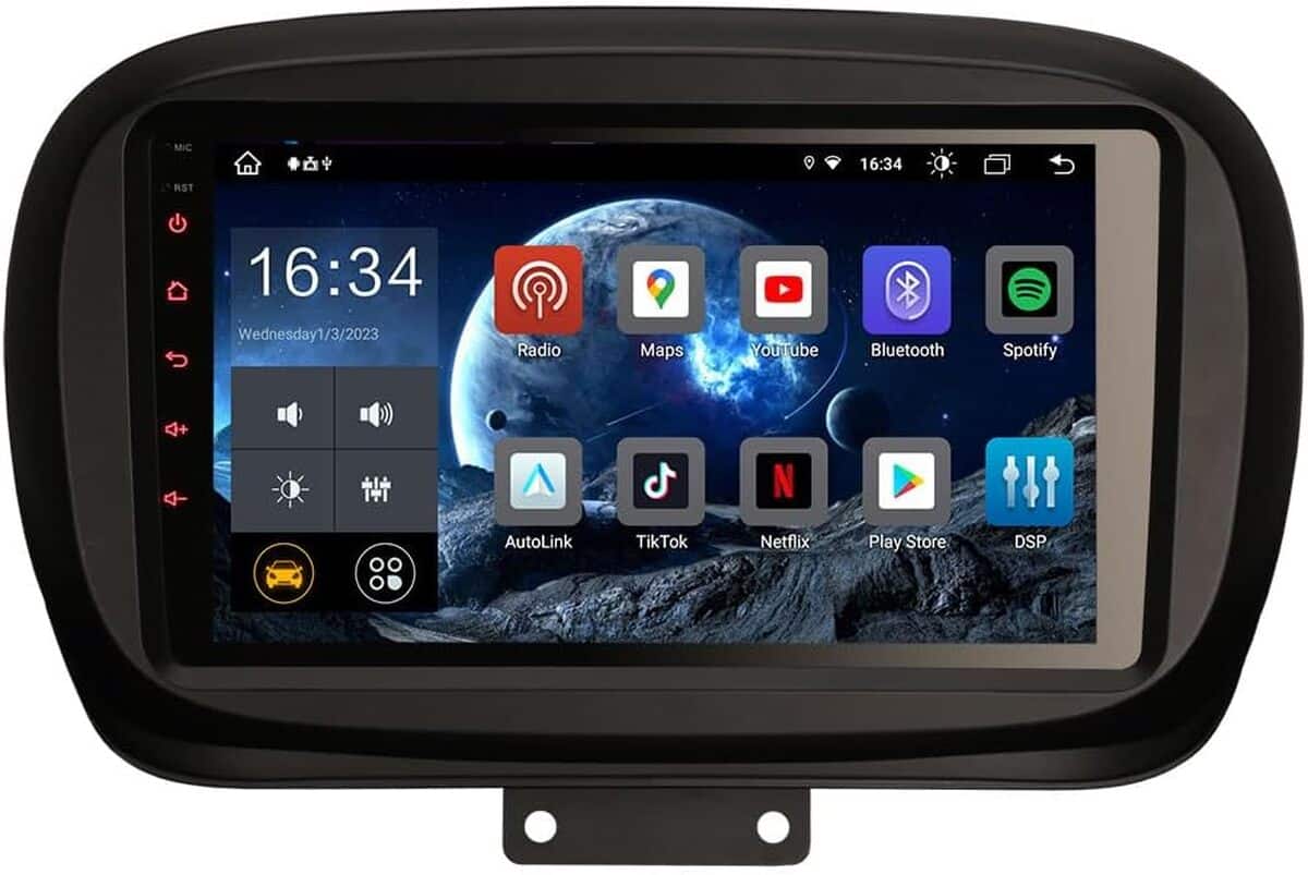 Test de l'autoradio Erisin Android 13 pour Fiat 500X
