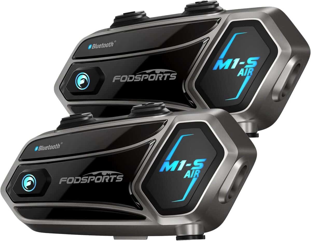 Test de l'intercom moto Fodsports M1-S Air : communication simplifiée