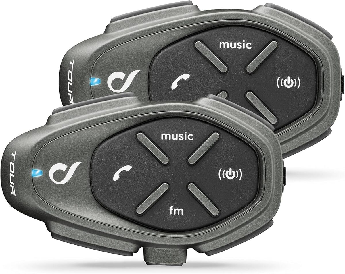 Test de l'interphone Tour : communication moto bluetooth à 4 riders