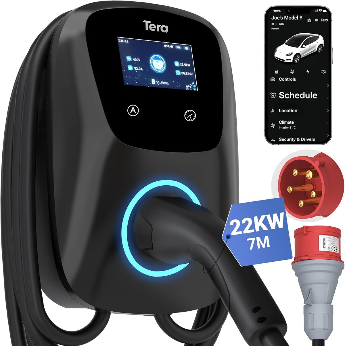 Test du chargeur voiture électrique Tera EV W01 : efficace et performant