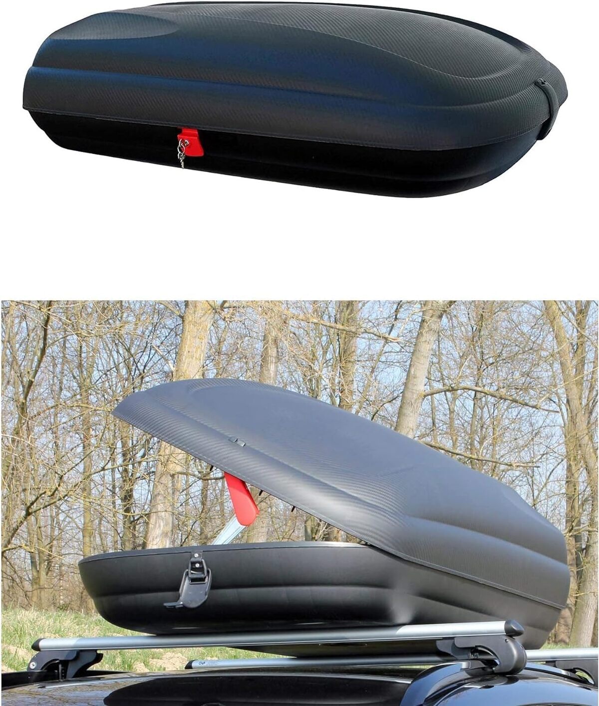 Test du coffre de toit Autoforniture Italia 400L : praticité et design