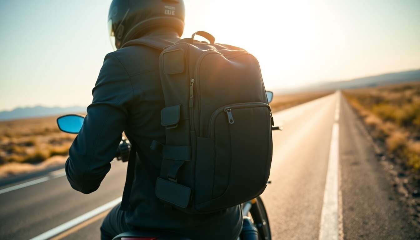 Choisir le type de sac &agrave; dos moto adapt&eacute;