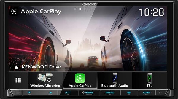 KENWOOD DMX8021DABS Autoradio Multimedia, Wireless Apple Carplay, Wireless Android Auto, Ecran Tactile 17,7 cm, Tuner FM/AM/Dab+, Bluetooth Appels Mains Libres et Streaming Audio.
