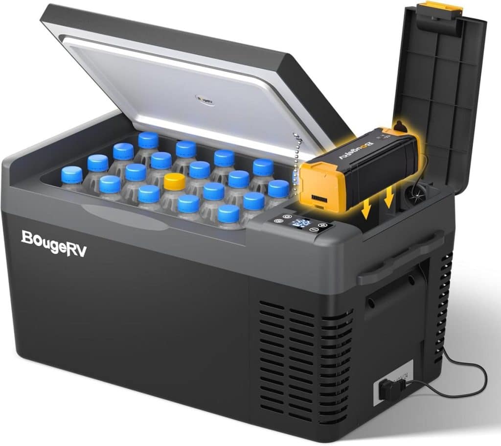 Test de la glacière BougeRV CRPRO 20L : efficacité et portabilité