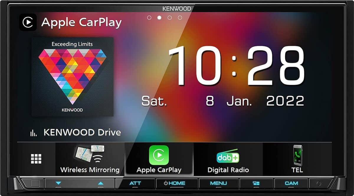 Test de l'autoradio multimédia Kenwood DMX8021DABS
