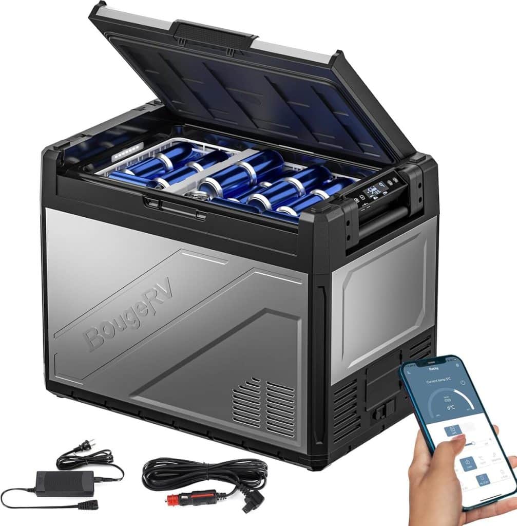 Test de la glacière BougeRV Rocky 52L : performance et polyvalence en action