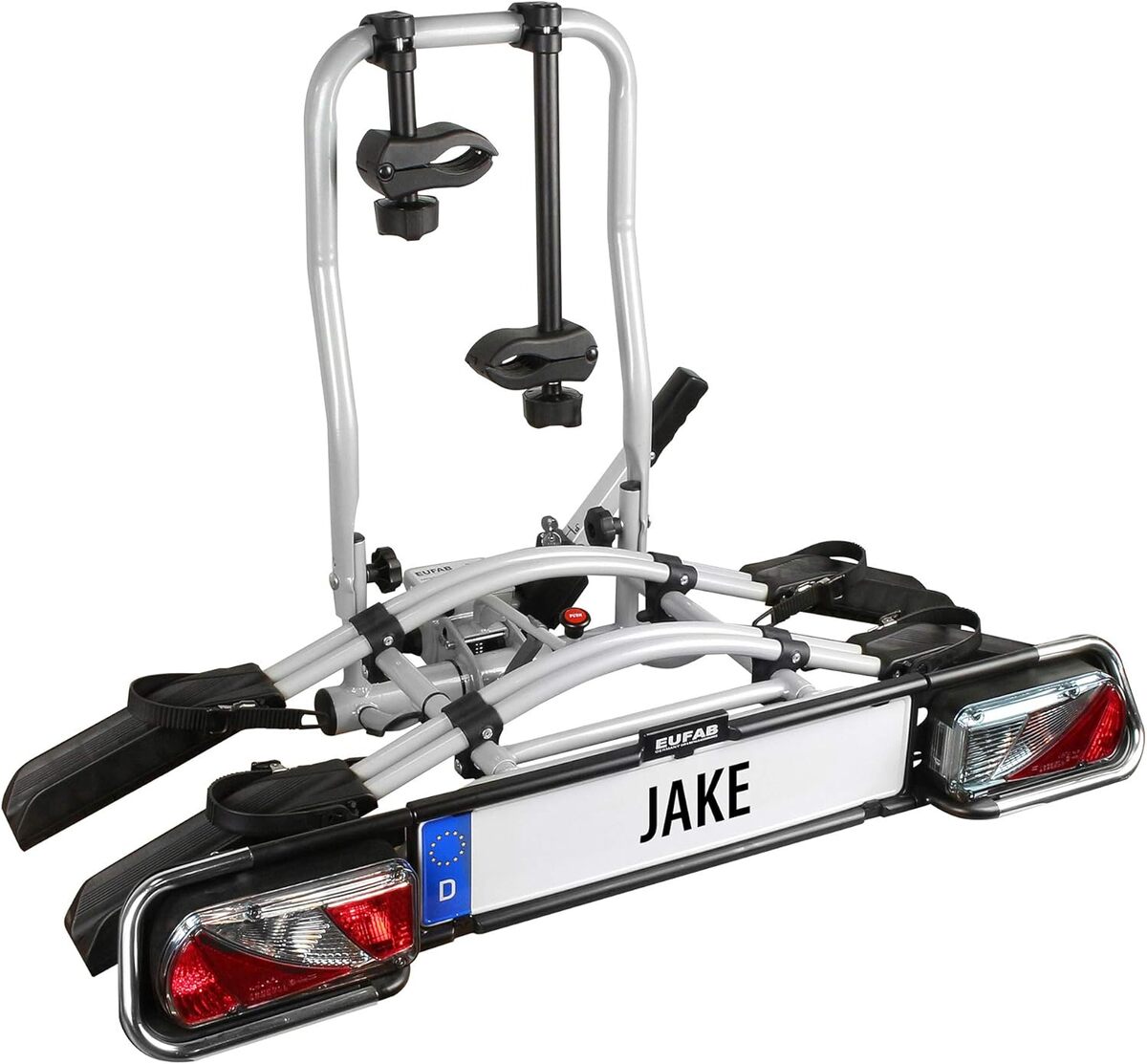 Test du porte-vélos EUFAB 11510 JAKE : polyvalent et sécurisé pour vos deux-roues