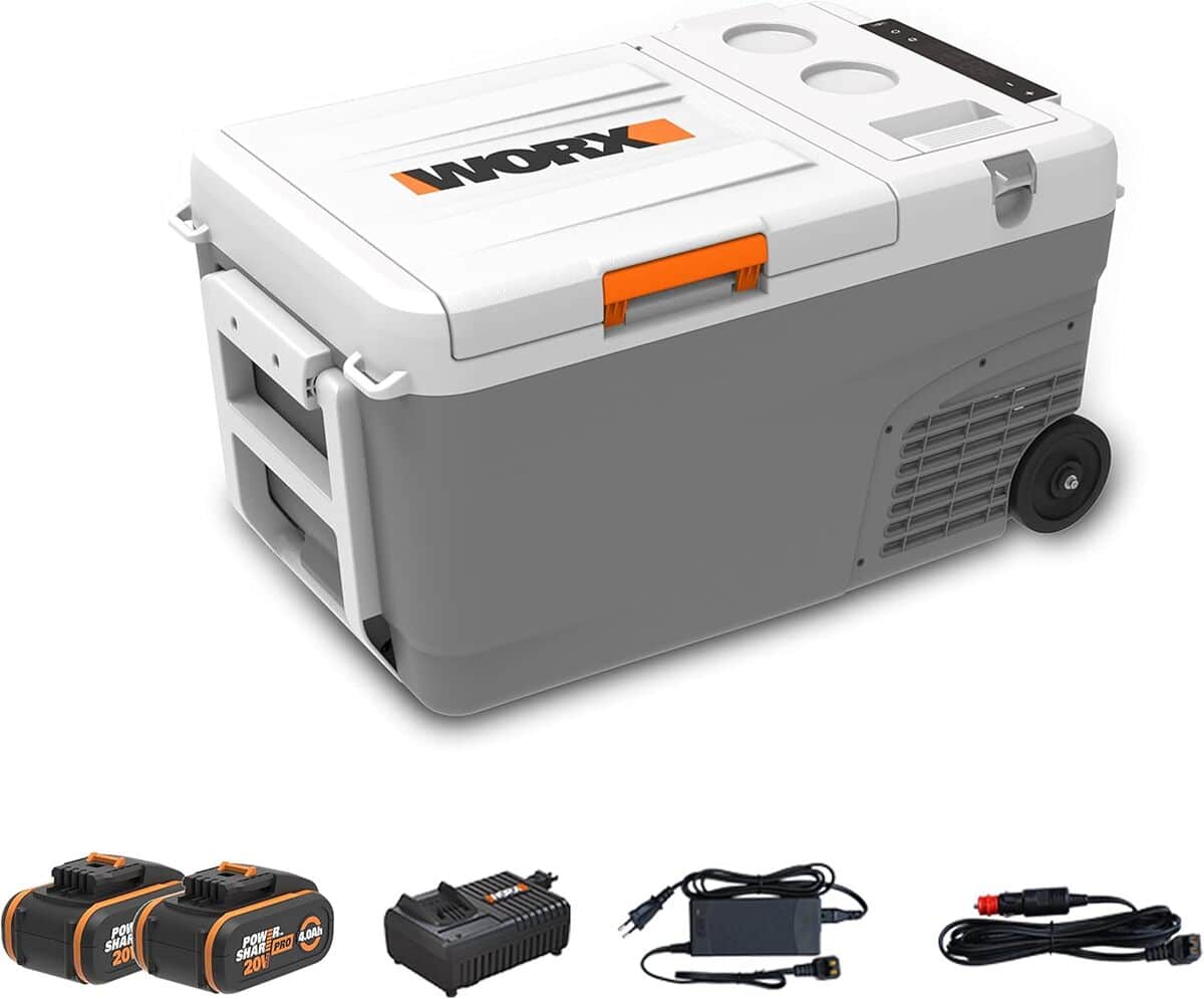 Test : glacière électrique portable Worx WX876 pour l'aventure