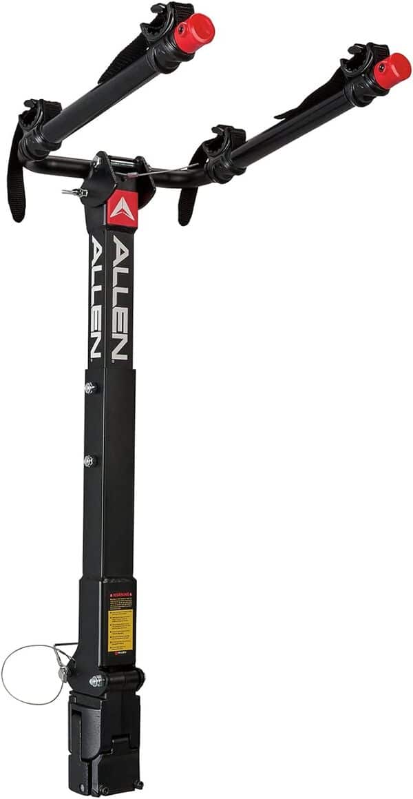Allen Sports Porte-vélos Deluxe pour 2 vélos pour Boule d'attelage de 50 mm, modèle EU-2B