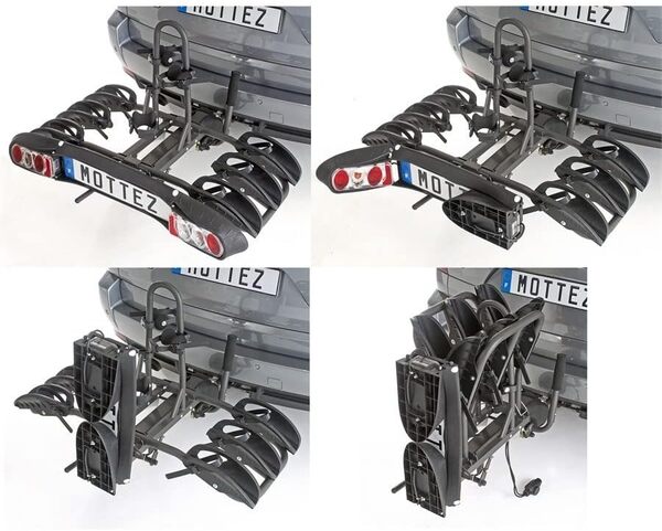 Mottez A021P3RA Porte vélos Plateforme Platinium 3 Vélos