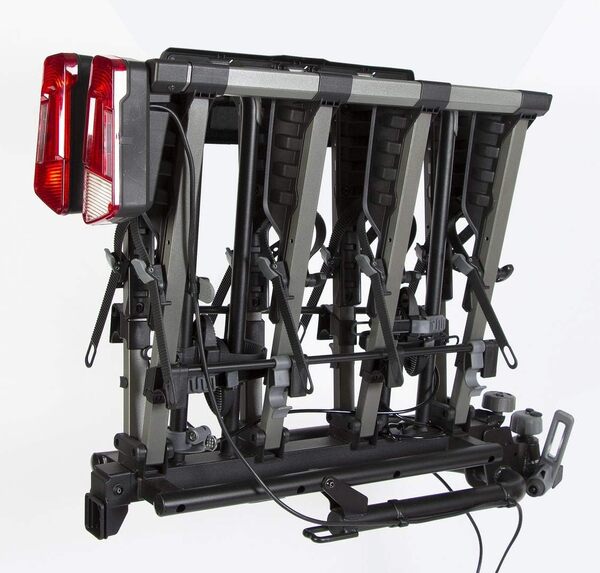 Buzzrack - Eazzy 4 - Porte-vélo Pliable sur attelage - 4 vélos