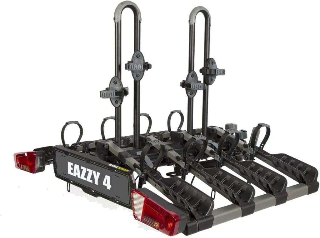 Test du porte-vélo Buzzrack Eazzy 4 : pratique et pliable pour transport 4 vélos