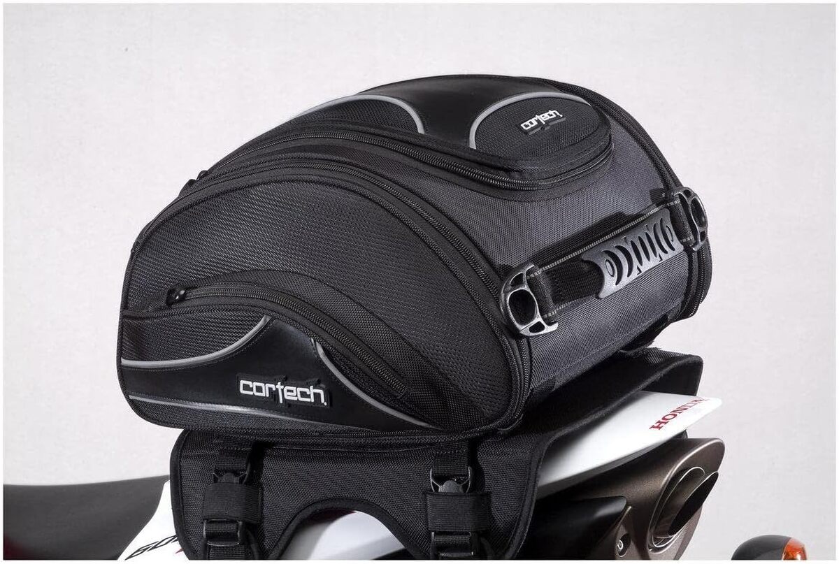 Test du sac de selle moto Cortech Super 2.0 24L noir