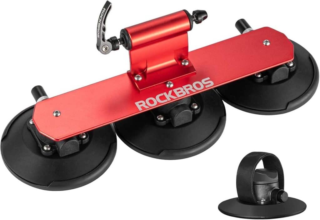 Test : rOCKBROS porte-vélo à ventouse pour toit de voiture
