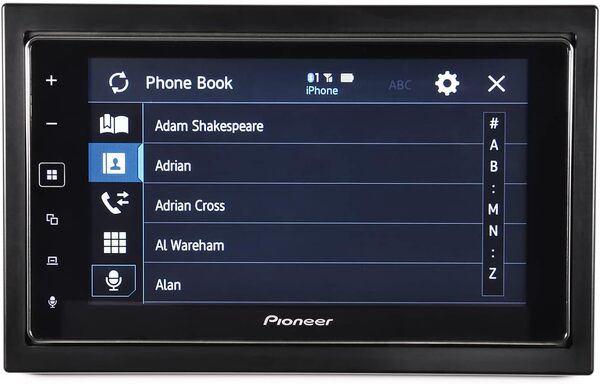 Pioneer Car Multimedia Autoradio USB/Bluetooth Noir