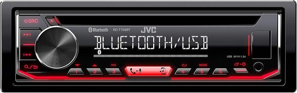 JVC KD-T702BT Autoradio CD/USB/Bluetooth Noir