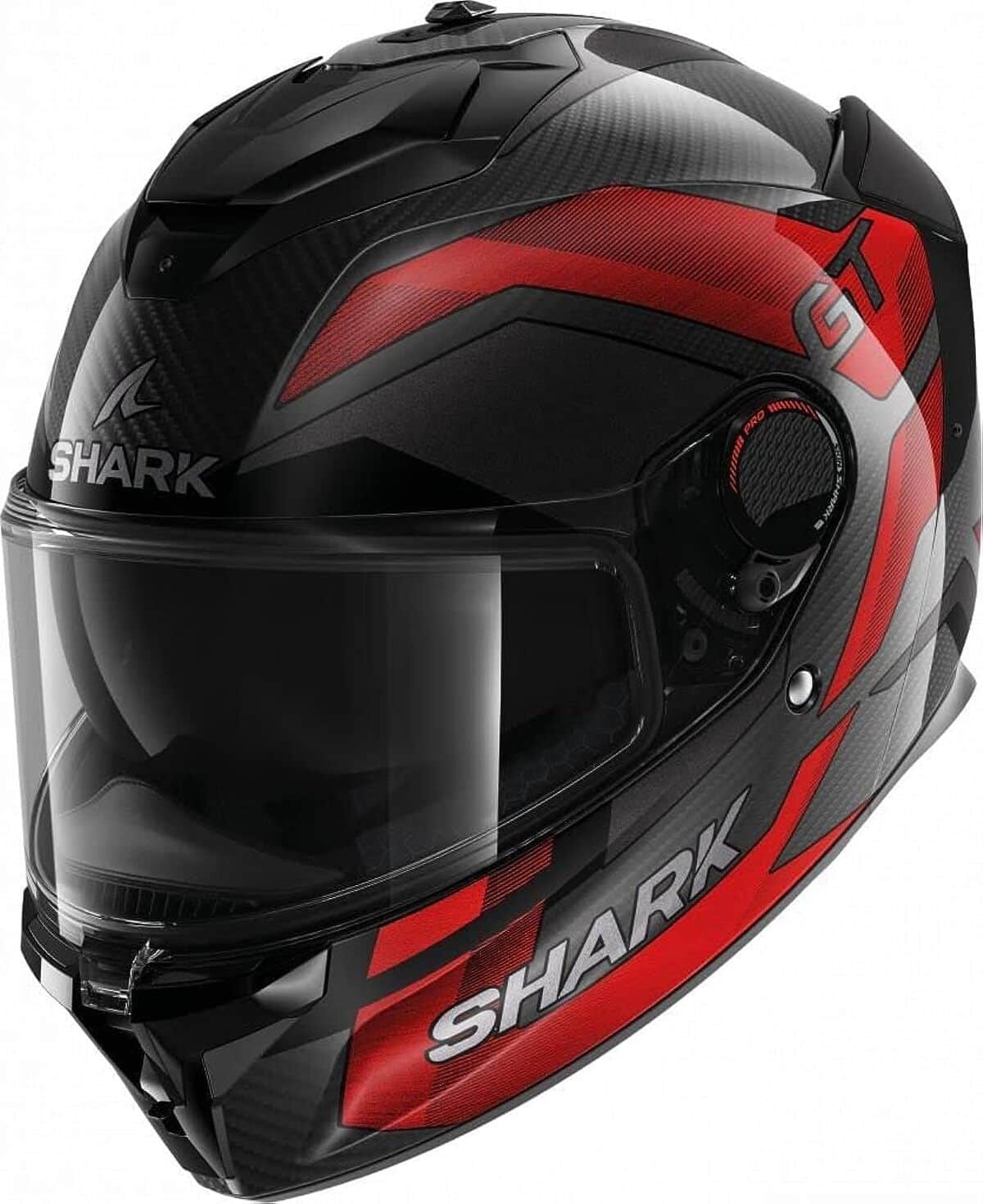 Test : casque moto Shark Spartan GT Pro Carbon Ritmo noir/rouge