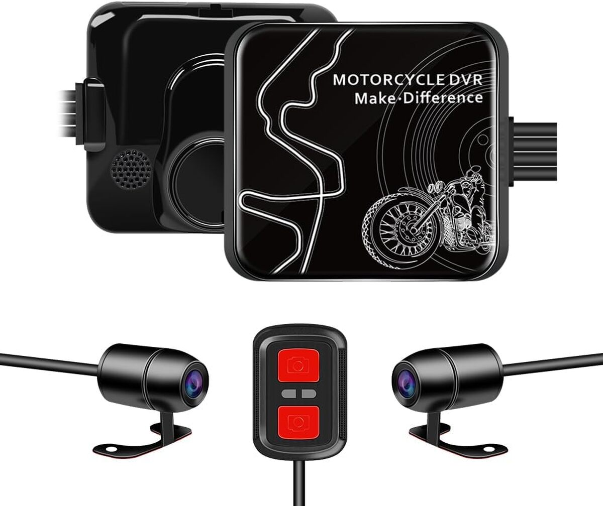 Test de la VSYSTO Dashcam : caméra moto double lentille innovante