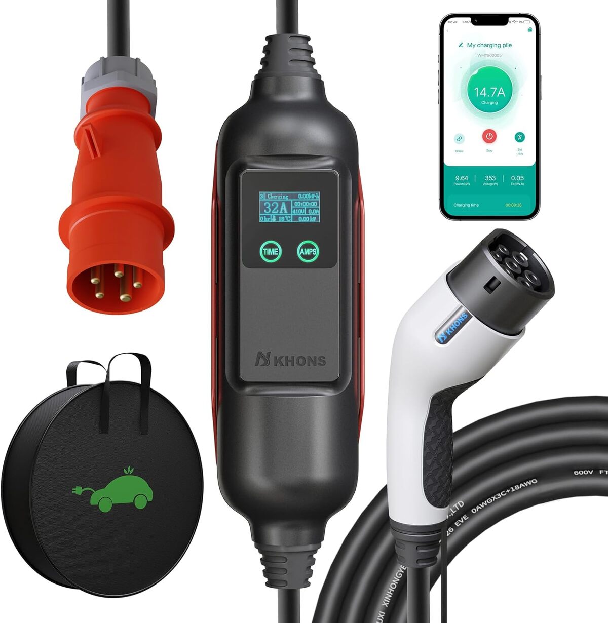 Test du chargeur voiture électrique Youwoauto 22kW triphasé : performance et innovation