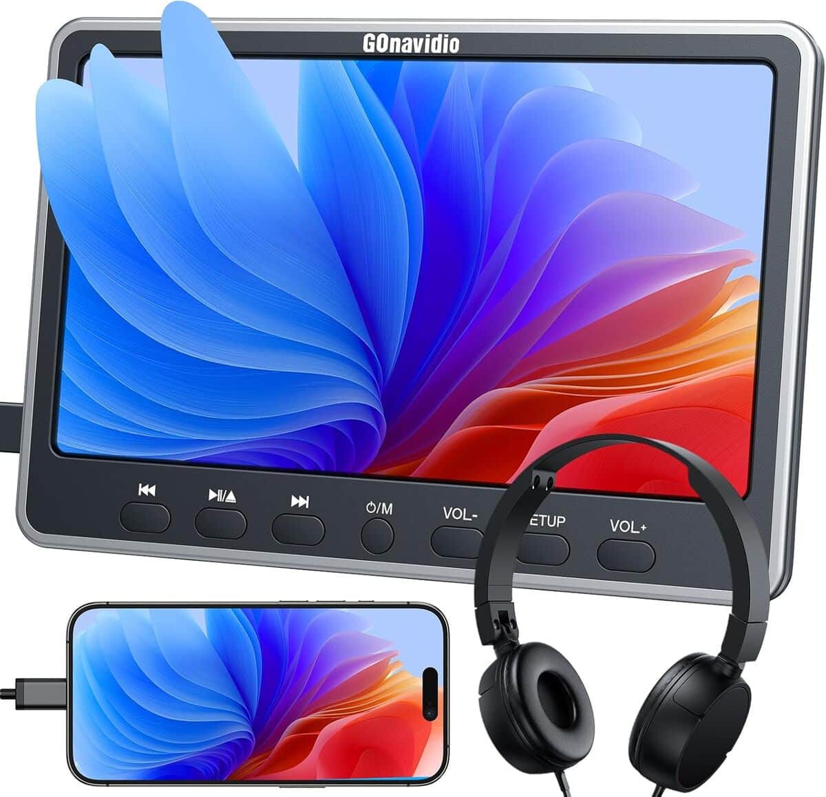 Test du lecteur DVD portable Gonavidio 12" pour voiture