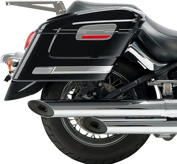 Sacoches rigides cavalières pour Motos Custom + Sac Interieur Craftride SC7