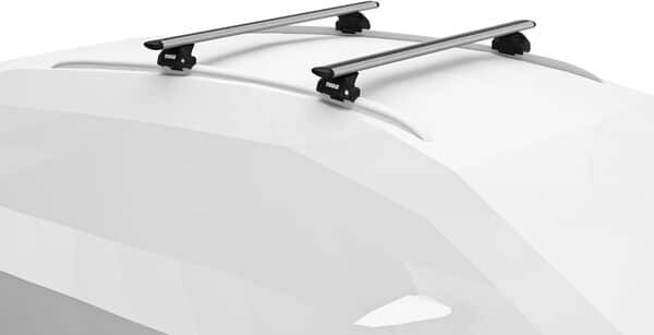 Thule Wingbar Evo Système De Barres Toit pour Audi A4 Avant 5-dr Estate 2016- Aluminum One-Size