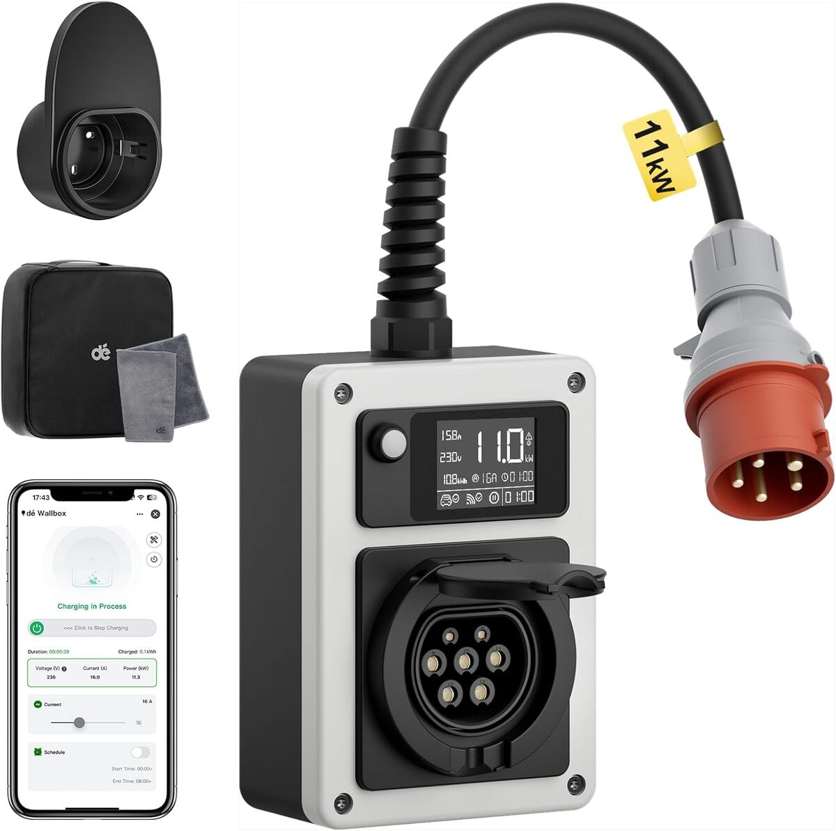 Test : borne de recharge dé 11kW, pratique et performante