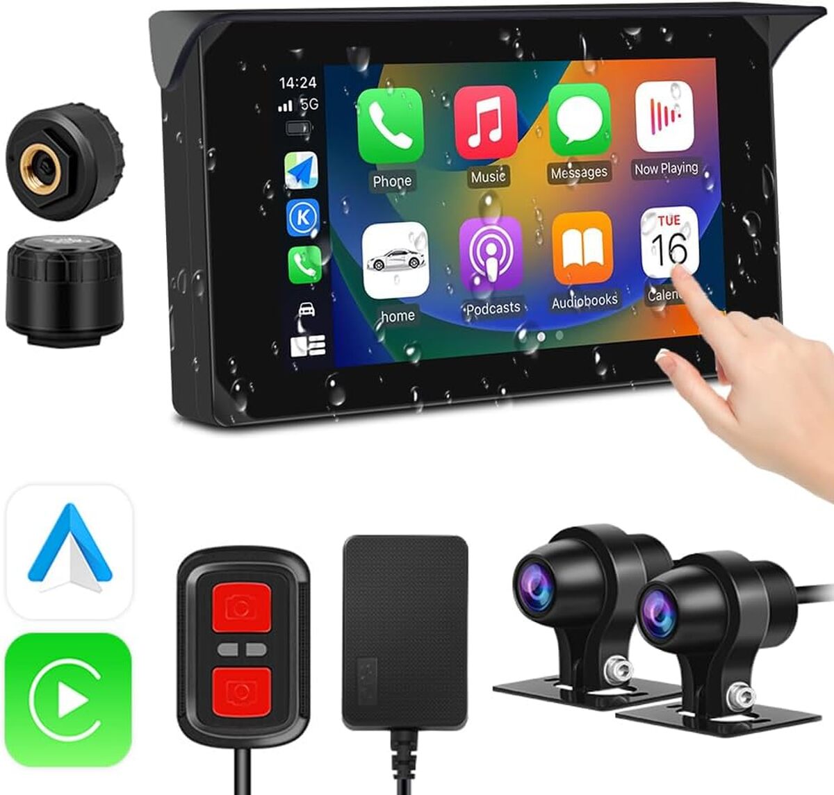 Test de la VSYSTO Moto Dash Cam : caméra HD avant-arrière et plus