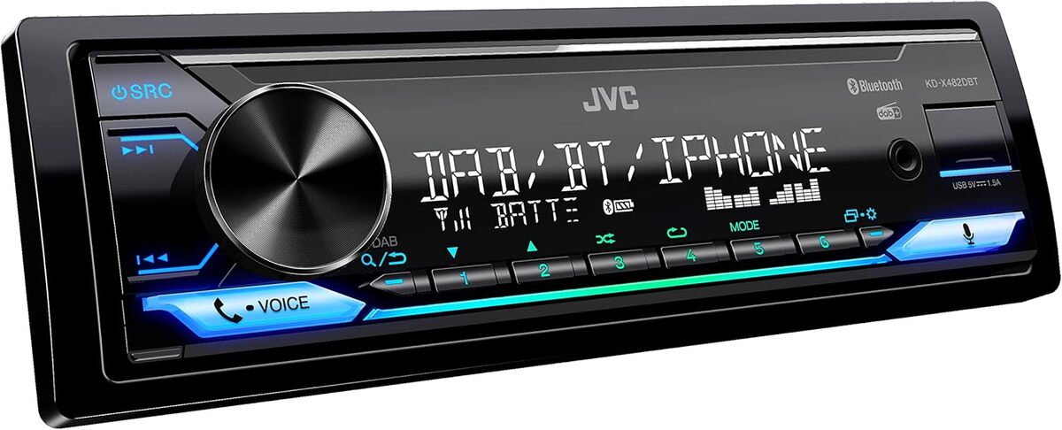 Test de l'autoradio JVC KD-X482DBT : connectivité et performance