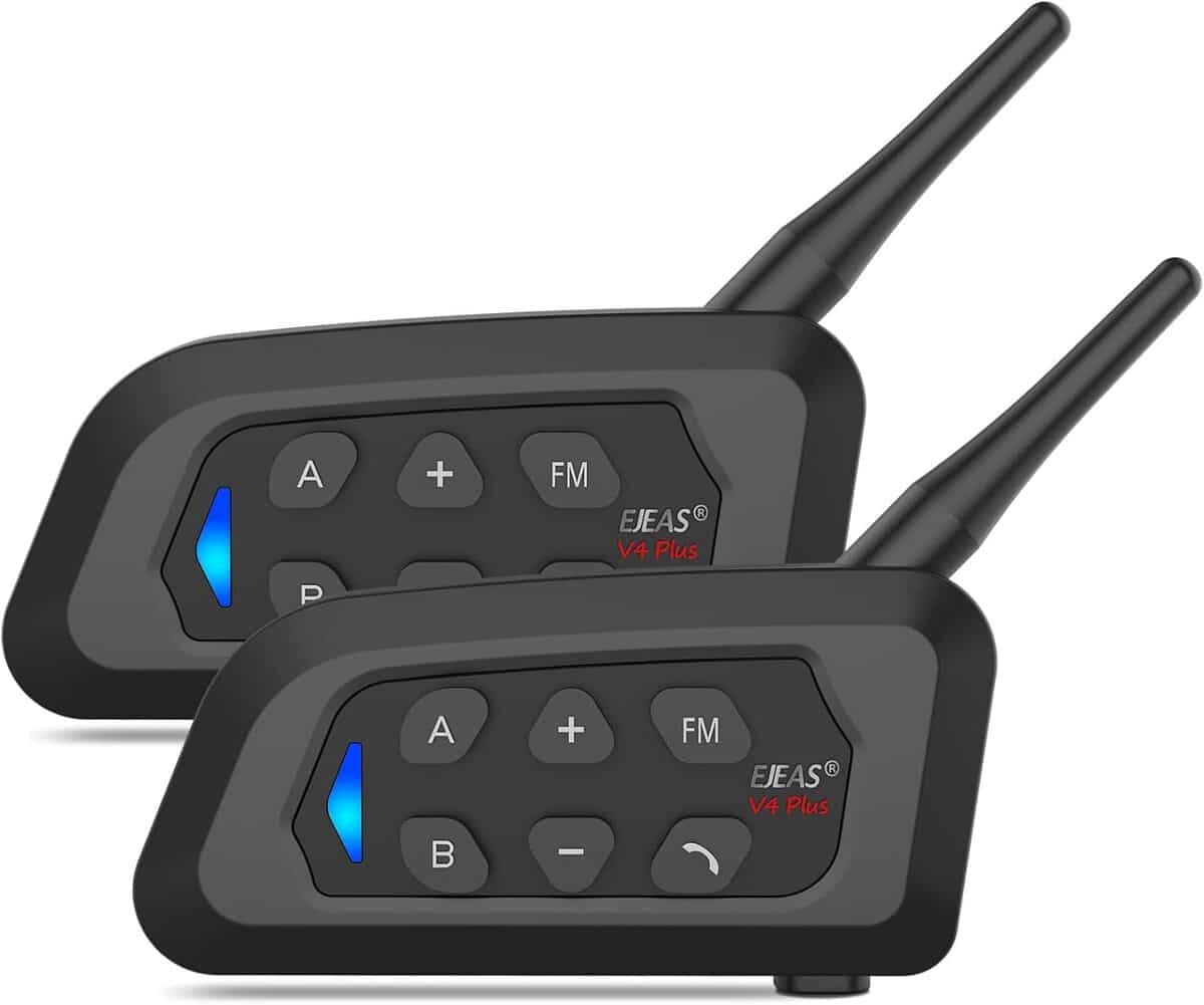 Test de l'intercom moto EJEAS V4Plus : connectivité et performance bluetooth