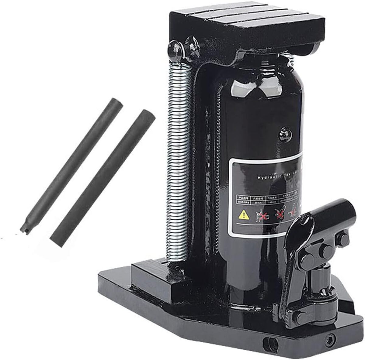Test du cric hydraulique de levage orteils 5/2, 5 tonnes