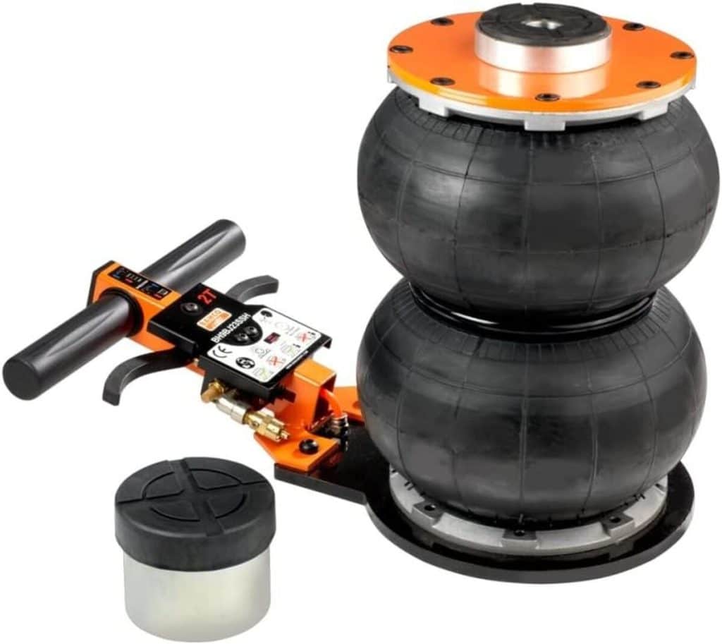 Test du cric pneumatique Bahco BH9BJ22SSH : performance à deux étages