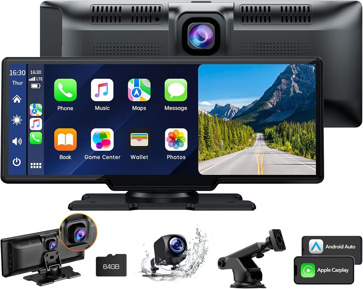 Test : écran Volam 9, 26 pouces Carplay avec caméra intégrée
