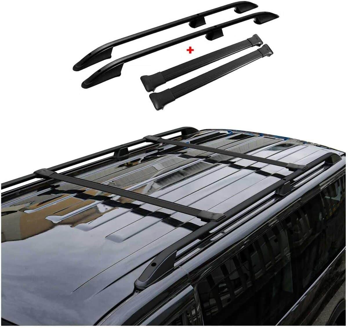 Test : rails et barres de toit OMAC pour VW T5/T6 courts en aluminium noir