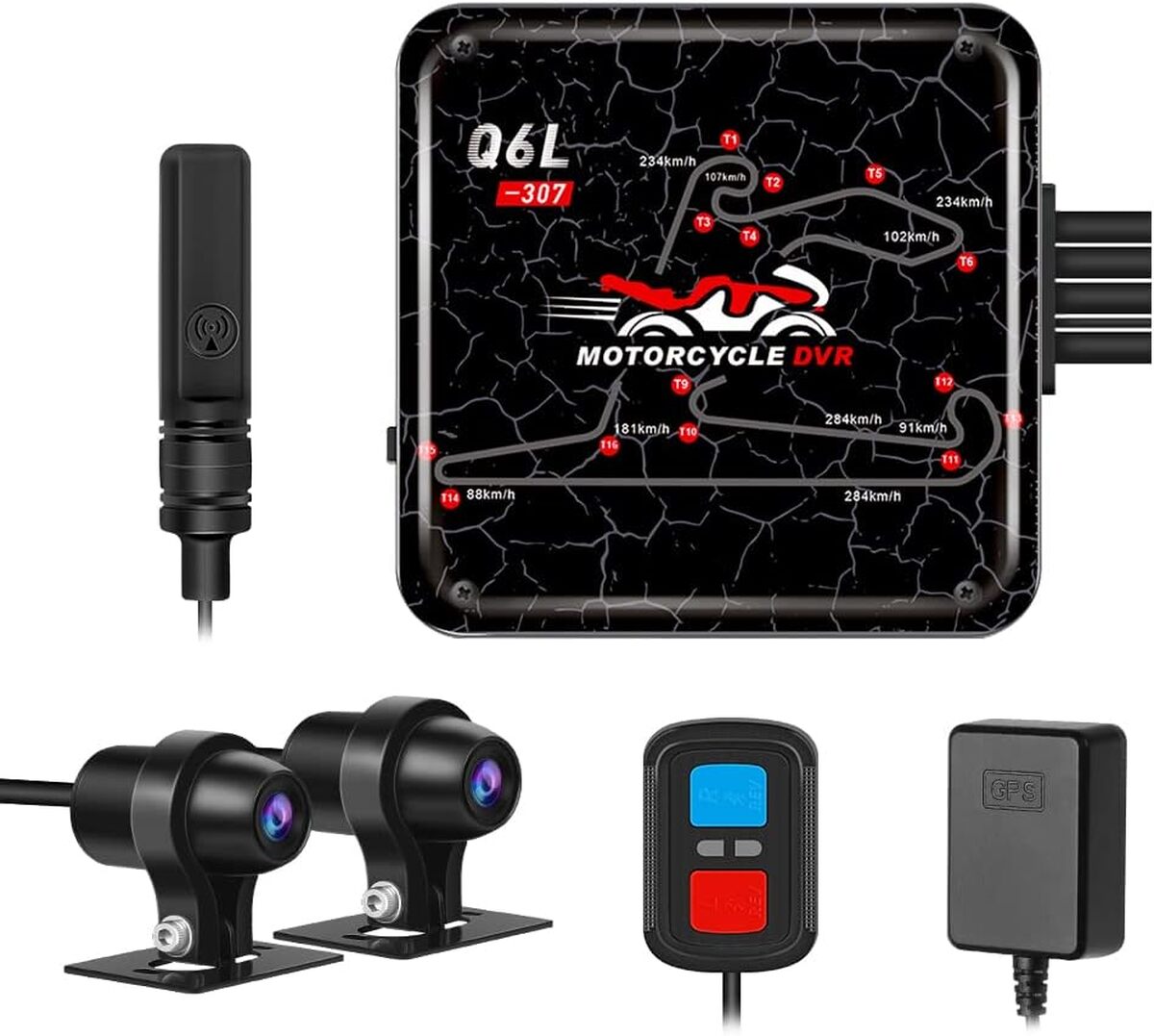 VSYSTO Fotocamera Per Moto - Ricambio Dashcam (Modello Spedito Casualmente) - Accessorio Originale