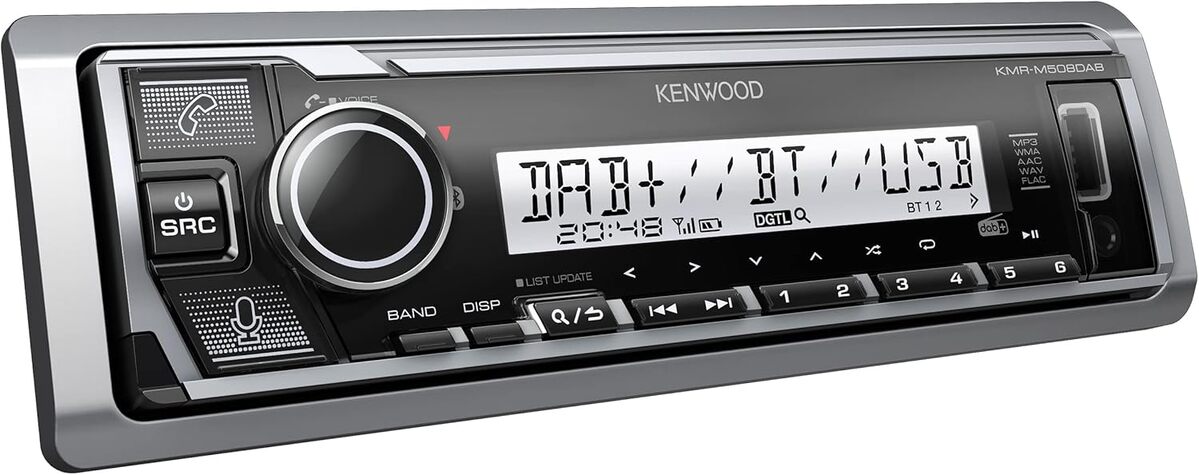 Test de l'autoradio Kenwood KMR-M508DAB : connectivité et performance