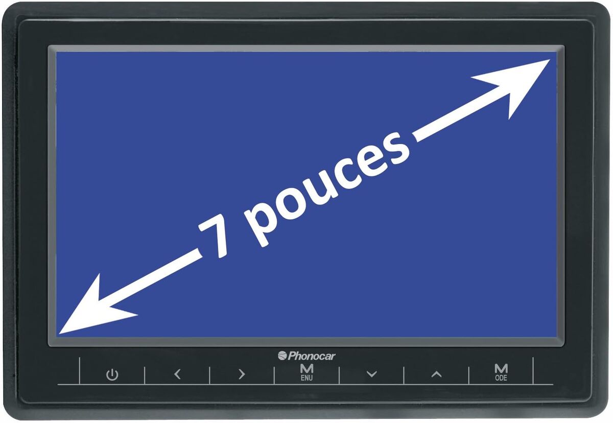 Test de l'écran LCD Phonocar VM173 7 pouces noir