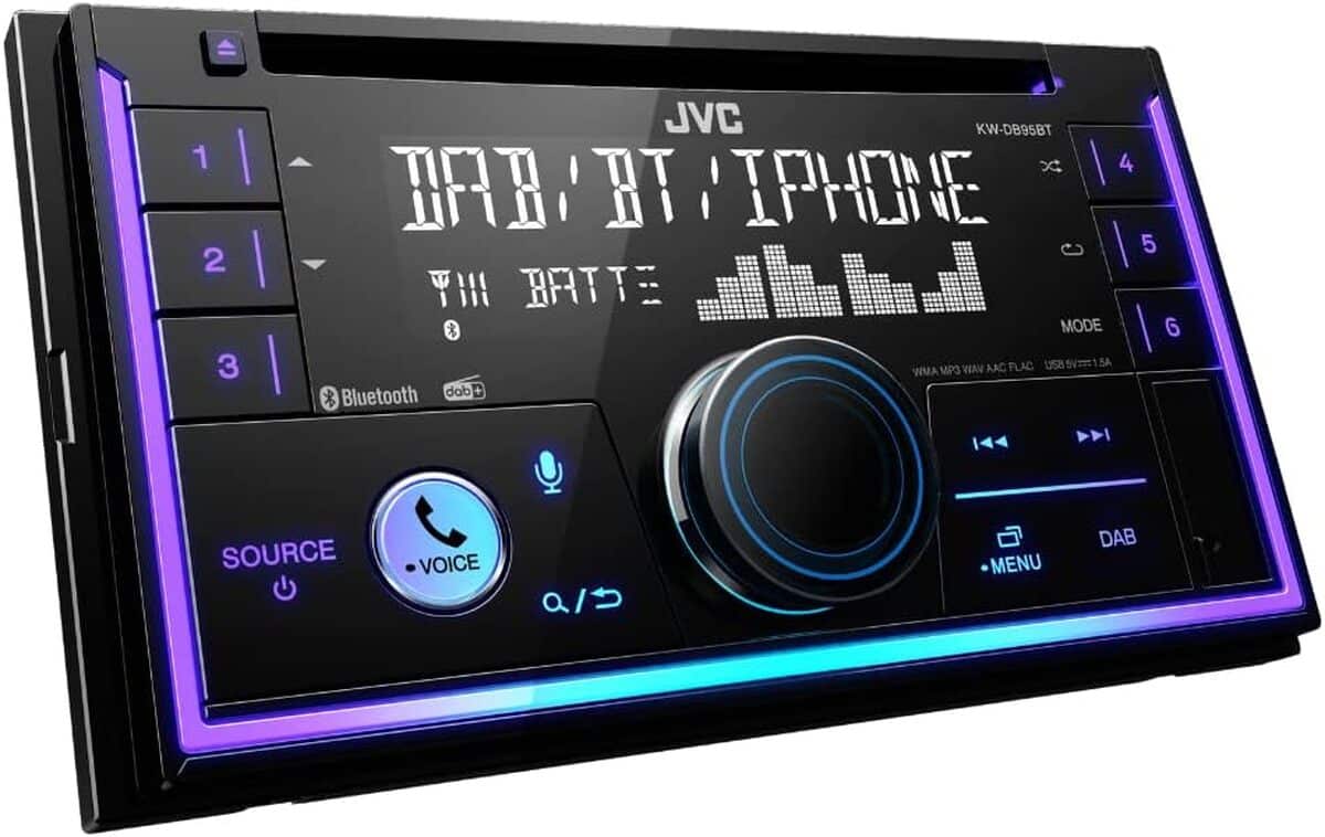 Test du JVC KW-DB95BT : l'autoradio multifonction