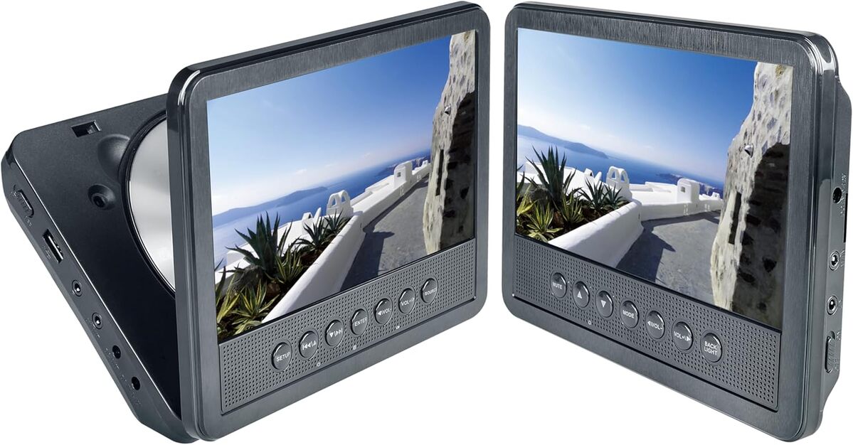 Test du Reflexion DVD 7052: lecteur DVD portable à double écran