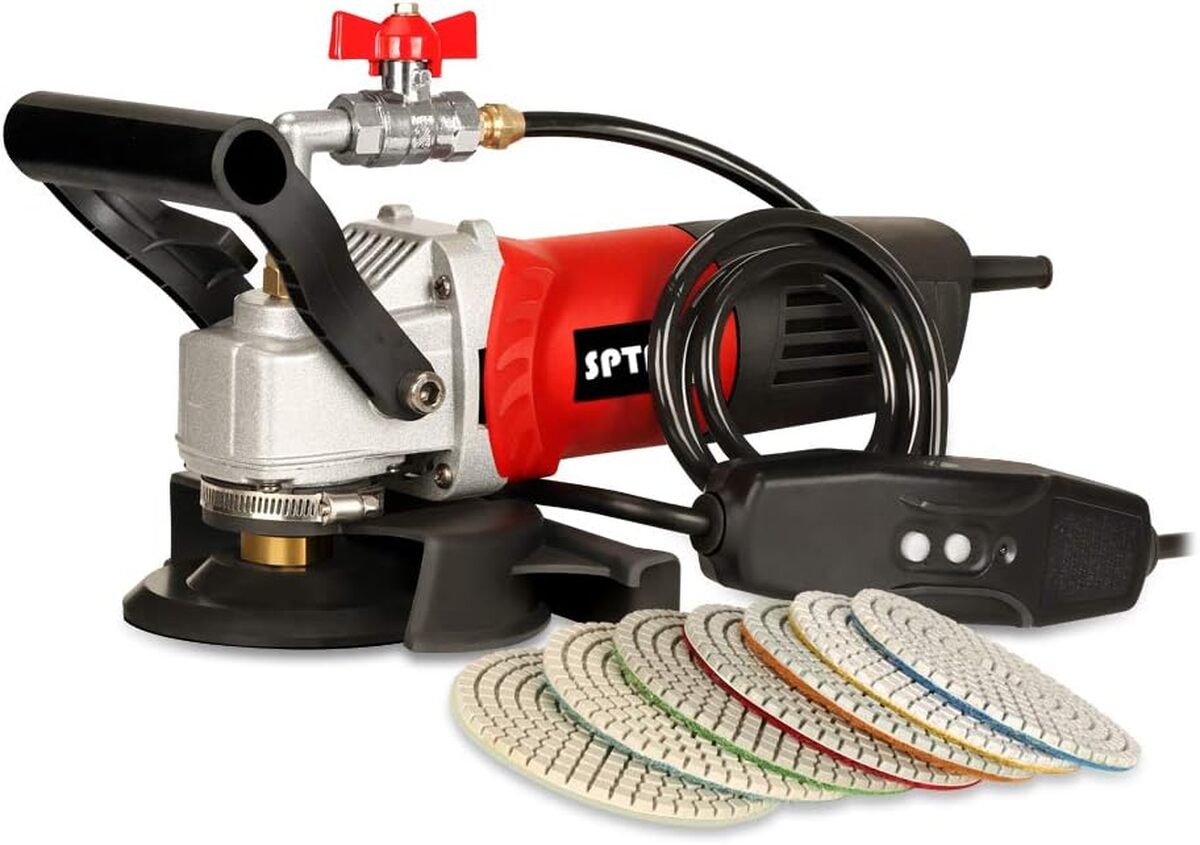 Test : polisseuse électrique SPTA 800W pour marbre et plus